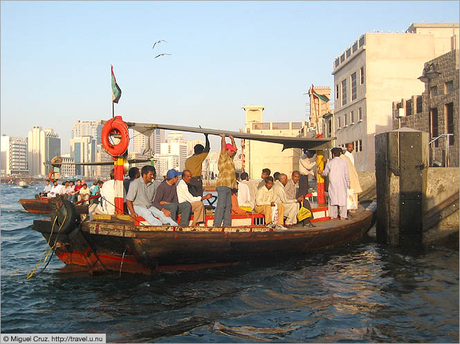 United Arab Emirates: Dubai: Abra passengers