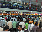 Dubai airport immigration queue