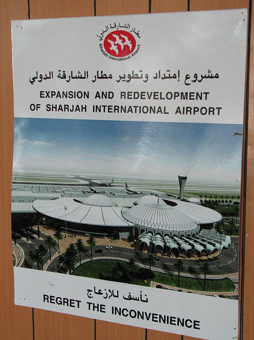 United Arab Emirates: Sharjah: Regret the Inconvenience