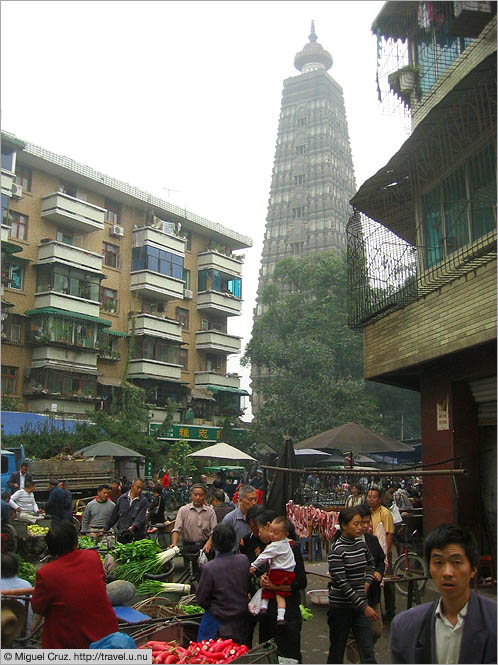 China: Sichuan Province: Pengzhou market