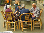 Mahjong in the park