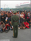 Tiananmen Square crowd control