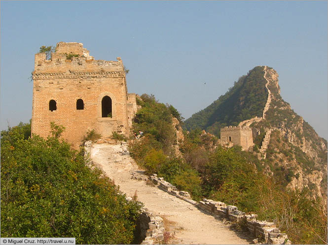 China: Beijing: Guardpost along the Great Wall