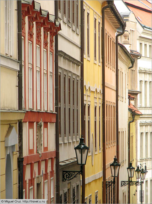 Czech Republic: Prague: Painted houses