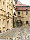 Quiet cobbled street