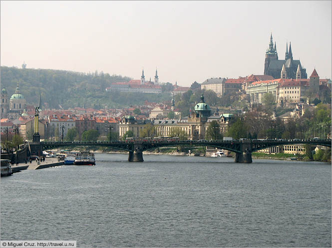 Czech Republic: Prague: Prague Castle in the distance