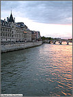 Seine sunset