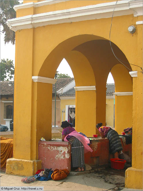 Guatemala: Antigua: Laundry time