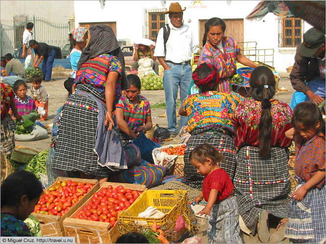 Guatemala: Antigua: Young shopper