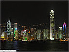 Hong Kong skyline by night