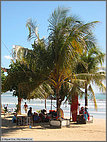 Kuta Beach vendors having a rest