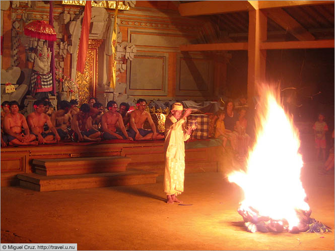 Indonesia: Bali: Preparing for the Fire Dance