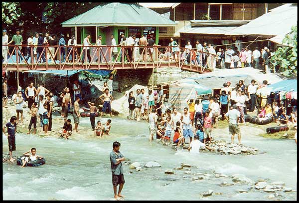 Indonesia: Sumatra: Splashing in the Bohorok