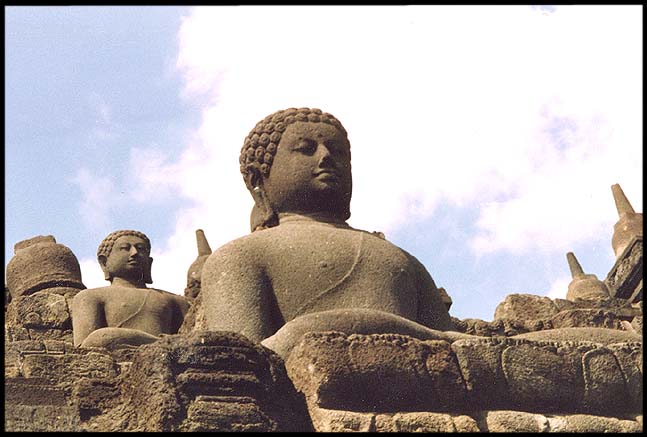 Indonesia: Java: Borobodur Buddha