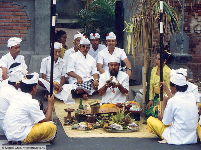 Indonesia: Bali: Hari Nyepi sacrifice