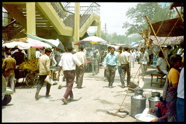 India: Delhi: Street scene