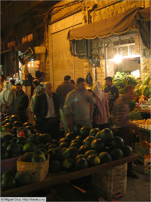 Jordan: Amman: How do they grow watermelons without rain?
