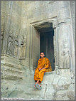 Young monk at Angkor Wat