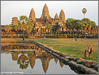 Angkor Wat as sunset approaches