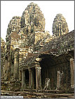 Walking through Bayon temple