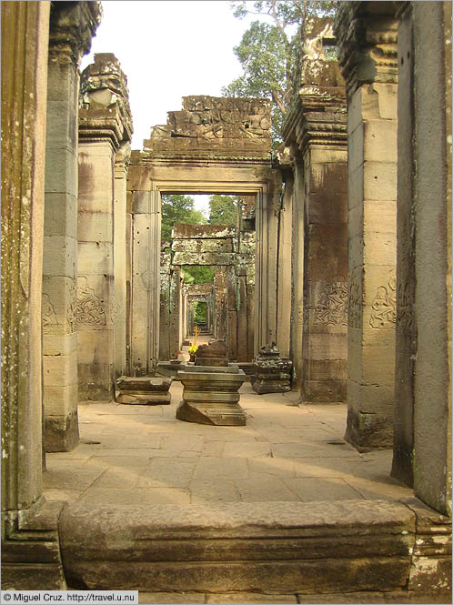 Cambodia: Siem Reap and Angkor Wat: North side, Bayon temple