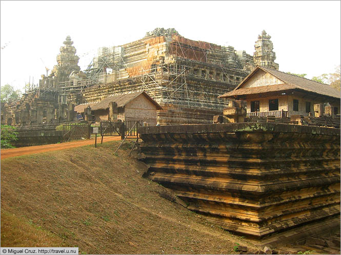 Cambodia: Siem Reap and Angkor Wat: Restoration of Baphuon