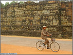 Cycling through Angkor Thom