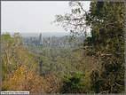 Angkor Wat through the trees from Phnom Bakheng