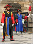 Colorful guards at Sunglyemun Gate