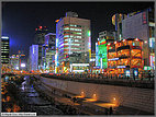 Cheonggyecheon after dark