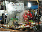 Food vendor outside Pungmul flea market