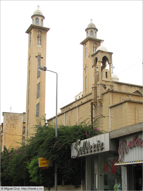 Lebanon: Beirut: Church with minarets?