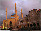 Church and mosque, side by side