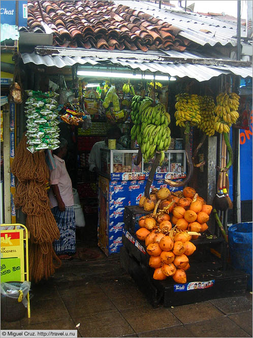 Sri Lanka: Colombo: Corner shop