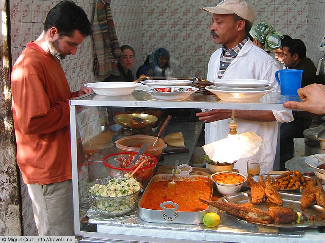 Morocco: Fes: Typical lunch stand