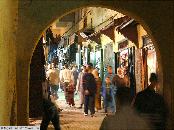 Morocco: Fes: Night shopping