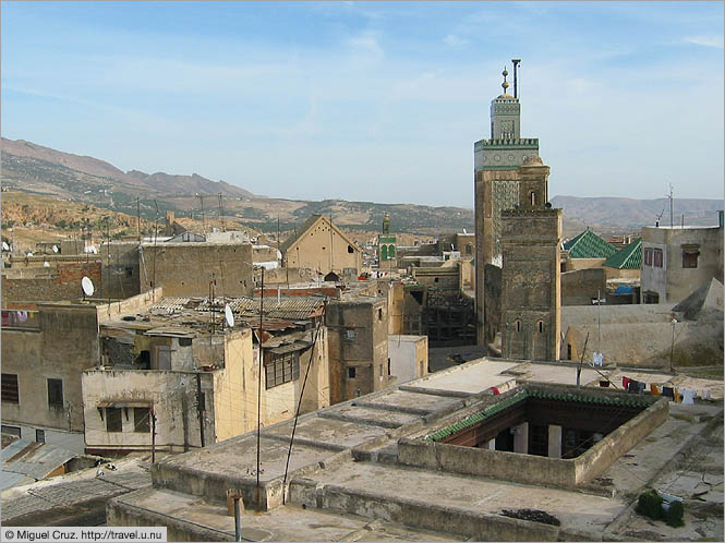 Morocco: Fes: Rooftops of Fes