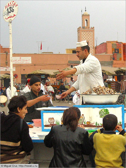 Morocco: Marrakech: Escargot