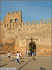 Football by the city walls