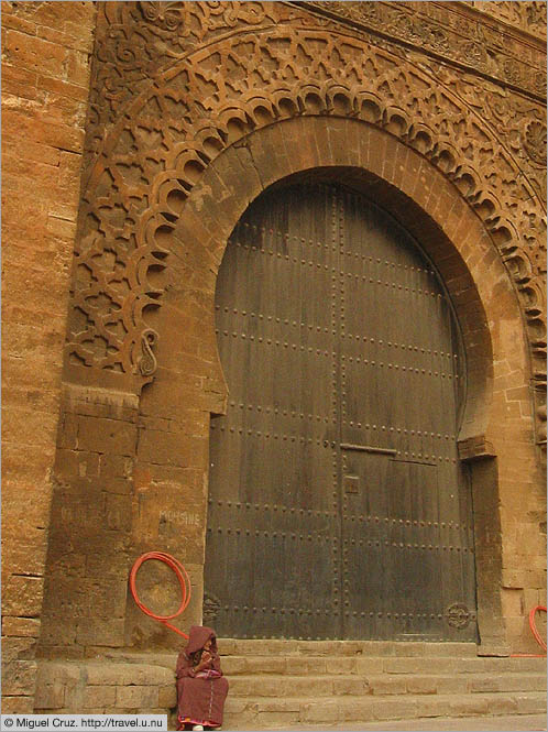 Morocco: Rabat: Majestic door