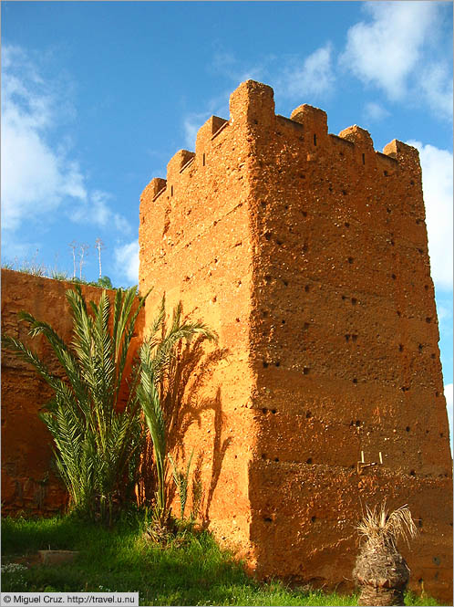 Morocco: Rabat: Fortification close-up