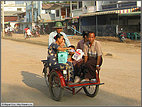 Loaded trishaw