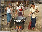 Making rice cakes