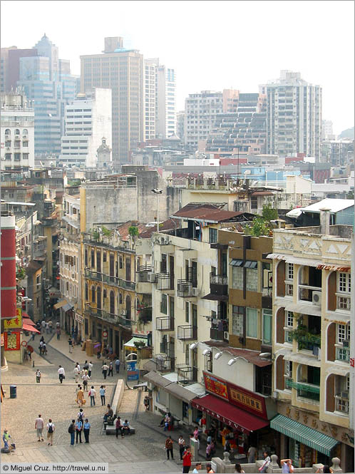 Macau: View from the steps of St. Paul's