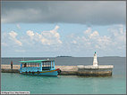 Breakwater near airport ferry pier