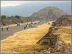 Looking toward the Moon Pyramid