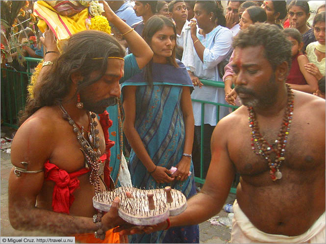 Malaysia: Thaipusam in KL: Corrective footwear