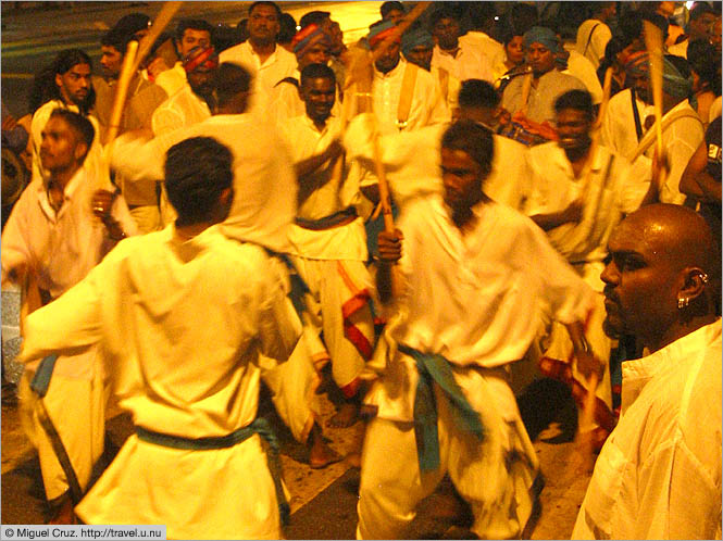 Malaysia: Thaipusam in KL: The stick dance