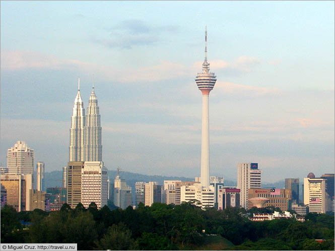 Malaysia: Kuala Lumpur: KL skyline