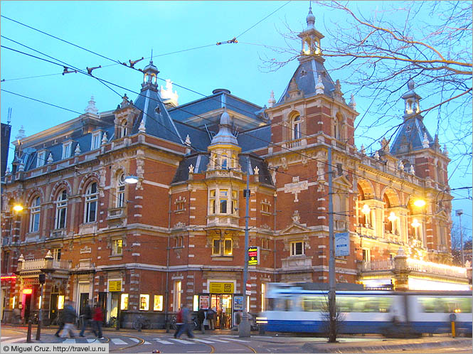 Netherlands: Amsterdam: Stadsschouwburg theatre